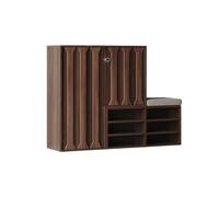 ruyi-1986 Taburete para Zapatos Zapatero de Almacenamiento de Gran Capacidad, Banco Integrado en la Entrada de la Puerta del hogar, Armario de Almacenamiento Banco de Entrada