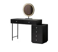 ruyi-1986 Tocador Cómoda de tocador Acero Elegante for Dormitorio, Escritorio Almacenamiento en el Extremo la Cama for Apartamentos pequeños