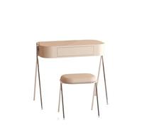 ruyi-1986 Tocador Escritorio de tocador Estilo Crema, Lujo Minimalista Moderno y Elegante for Dormitorio niñas, Alta Gama