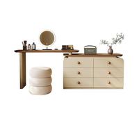 ruyi-1986 Tocador Mesa de tocador Minimalista Moderna Madera Maciza: Elegante y Escritorio Maquillaje for Dormitorio