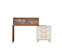 ruyi-1986 Tocador Mesa de tocador Minimalista Moderna Madera Maciza: Elegante y Escritorio Maquillaje for Dormitorio