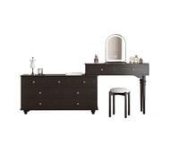 ruyi-1986 Tocador Mesa de tocador Minimalista Moderna Madera Maciza: Elegante y Escritorio Maquillaje for Dormitorio