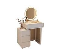 ruyi-1986 Tocador Tocador con cajones de Almacenamiento for Dormitorio pequeño, diseño Moderno Que Ahorra Espacio(Pequeño)