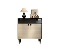 ruyi-1986 Zapatero Zapatero Vintage de Doble Puerta for Entrada, Independiente, de Madera, 100 cm Organizador de Zapatos