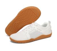 RUYI Zapatos descalzos anchos unisex para mujer y hombre, minimalistas, transpirables, antideslizantes, con suela cero, A2 blanco., 36 EU