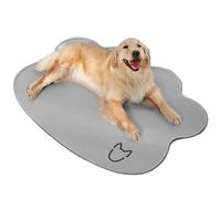 RUYICZB Cama refrescante Perro, Alfombra Refrescante para Perros Gatos, Manta Lavable refrescante Automática Cama Verano para Gatos Cachorros Mascotas en Verano,Light Gray,17.7x23.6in