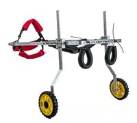 RUYICZB Silla De Ruedas para Perros Pequeños con Patas Traseras, Silla De Ruedas Ajustable para Mascotas, Silla De Ruedas para Perros Ayuda A Las Mascotas Pequeñas,M Widen
