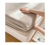 RUZGAR Sábana Bajera de Coralina Ajustable y Elástica para Cama de 90x200cm a 200x220cm Bajera Térmica Tacto Suave de Invierno Cálida(Camel,200x220+28cm)