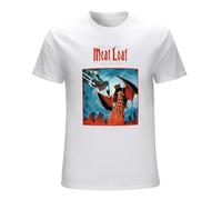 RUZHI RARE Meat Loaf Bat Out of Hell - Camiseta para hombre, color blanco, blanco, L