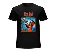 RUZHI RARE Meat Loaf Bat Out of Hell - Camiseta para hombre, color negro, Negro, XL