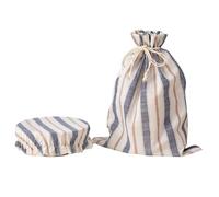 Ruzister Bolsa de pan para pan de masa madre con tapa de cuenco, bolsa de lino reutilizable para almacenamiento de pan, bolsa de pan de masa fermentada