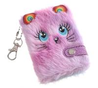 Ruzister Mini cuaderno de diario para gatos, regalo para niñas de 6, 7 y 8 años, diario secreto, diario, cuaderno, práctico regalo de cumpleaños