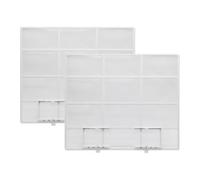 RV AC Filter - 34.3cm Climate Replacement | PP Premium Screen Netting, Home Air Conditioner Filtration Traps Household Dust Reduction In Dormitory Office Shared Workspaces Twin Pack