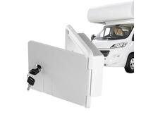 RV Acceess Ddoor - Panel de acceso RV | Puerta de escotilla de RV resistente a la intemperie | Puerto de entrada de cable de alimentación seguro para remolque RV para un fácil acceso a cables