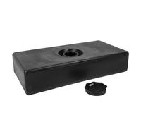 RV Agua, 8 Galones RV Agua de Agua, 26 X 13.4 X 5.5 Pulgadas, Entrada de 85 Mm de Diámetro, Agua Dulce a Prueba de Fugas y Agujero de Agua Gris para Botes de Remolques RVS, Impacto