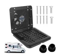 RV Air Vent Fan, 12 V Side Mount Ventilation Exhaust Unit, 3,82 x 3,82 pulgadas High Efficiency Heat & Disipation System, Rainwater Prevention for Motorhome Refrigerator Yacht