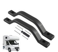 RV Assist Handle Entry Door - Marine Grab Bar With Mounting Screws, Anti-Slip Heavy Duty Support Handle | Trailer Boat Door Safety Handrail, Exterior Step Support Grip For Elderly Adults Camper