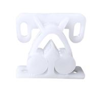 RV Cabinet Door Catch - Travel Trailer Latch Lock for Securing Cupboards During Driving | Zinc Alloy Hardware with ABS Base, Push Release Mechanism for Camper Motorhome Kitchen Storage Doors