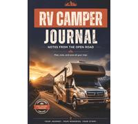 RV Camper Journal Book: Camping, Hiking & Outdoor Adventure Log | Travel Diary and Memory Keepsake for Kids, Teens and Adults | 6x9 inches, 210 Pages (RV Camper Puzzle Books)