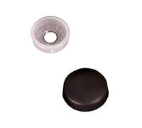 RV Designer H603, Tapas de Tornillo, Negro, 14 por Paquete, herrajes Interiores