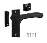 Rv Door Latch, Screen Lock Handle, Entry Accessory, Anti-Theft Weatherproof Design, Strong And Easy To Install, For Trailer Van Motorhome Patio Closet Use, 3.66x1.14 Inches