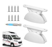 RV Door Limiter | 2pcs Door Stop Retaining Catch And Holder | Semicircular