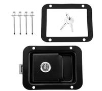 RV Door Lock, Car Door Lock Set, Carbon Steel Material, Anti-Rust Long-Lasting Security Hardware for Motorhome, Closet, Trailer, Apartment, Camping, and Hotel, 3.54x4.76x8.66 inches