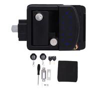 RV Door Lock, Remote Control caravan Door Lock Zinc Alloy ABS Materials Right Side Installation Position Ompatible with Most RV Door Locks Keyless Entry 4 Unlocking Functions