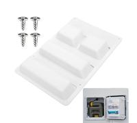 RV Door Organizer - 27.7x17.8x3.7cm ABS Wall-Mounted Storage Box, Space Saving Utility | Versatile Organizer Enhancing Road Trips Outdoor Adventures Travel Trailers Boats Apartments Bathrooms