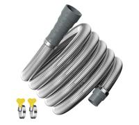 RV Drain Hose - Foldable Caravan Waste Water Drain Pipe With Adjustable Adapter Flexible RV Waste Hose Kit For Motorhome Trailer Camper Garden Camping Septic