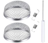 RV Furnace Vent Screen - 2 Pack Stainless Steel RV Furnace Vent Cover Mesh Protector Screen for Trailer Camper Motorhome Travel Camping VÃent Protection Against and Debris