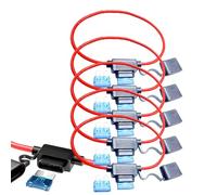 RV Fuse Holder Set, Weatherproof Fuse Holders, Secure Circuit Fuse Holder, Automotive Fuse Block Holder, Protect Electrical Circuits, Fuse Holder for Ship, Heavy-Duty Fuse Holders, Multivehículo Fuse