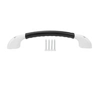 RV Handrail Door Bar Assist Grab Handle | Universal Fit for Travel Trailer/Recreational Vehicle/Boat | Curved Design for Better Grip | Soft Touch TPE Material, Easy