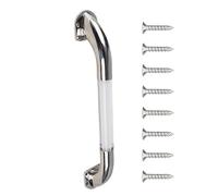 RV Handrail Grip with Integrated Led Strips, Door Assist Handle, Stainless Steel, Acrylic Safety Grab for Elderly, Ideal for Trailers and Yachts, 33.5x5.9x7cm/42x5.9x7cm
