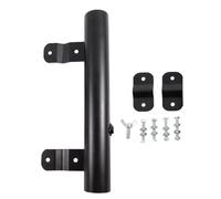Rv Ladder Mount, Flag Pole Bracket, Steel Display Holder, Adjustable Rust-Resistant Design, Weatherproof Construction, Home Deck Patriotic Use, 12.01x1.77 pulgadas Black 1 pieza