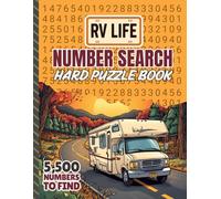 RV Life Number Search: 5,500 Multi-Digit Hard Clues To Find | Travel Puzzle Book For Road Trips, Camping, and Downtime (Travel Activity Puzzle Books)