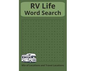 RV Life Word Search: RV Life Puzzle Book | Fun puzzles for all ages | 6x9 inches, 120 Pages | Solutions Included