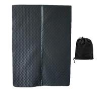 RV Magnetic Thermal Door Cover, Weatherproof Trailer Curtains, Windproof Insulation Panels, Easy Install Design, Heat Retention for Trailer Garage Hotel Living Room Nursery Dorm Bedroom