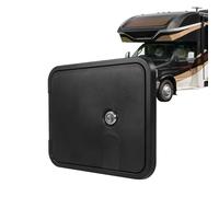 RV Power Cord Hatch - Puerta Acceso Cable Remolque Impermeable con Tapa Reemplazo Cerrable | Uso Multipropósito Conversión Autocaravana Trailer, Paso Energía, Yate Toma Agua