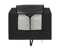 RV Propane Tank Shield - Trailer Accessory Cover for Campers | Heavy Duty Weatherproof with Cover, Caravan Propane Cylinder Protection During Winter for Camping Tailgating Road Trips