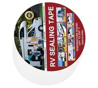 RV Roof Sealant Tape - Waterproof Camper Hole Repair | RV Scratch Cover Tapes | Butyl Rubber 5x500cm White PE Film -20~100℃ - For Drivers Road Trips Repairers Travelers Professionals Women Men