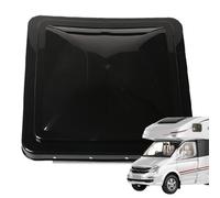Rv Roof Vent, Weatherproof Rooflight, Mobile Home Conversions, Winter Vehicle Repair, Sturdy Roof Accessory for Trailer, Campers Van, Motorhome, 14x14 Inches, White, Black
