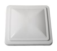 Rv Roof Vent, Weatherproof Rooflight, Mobile Home Conversions, Winter Vehicle Repair, Sturdy Roof Accessory for Trailer, Campers Van, Motorhome, 14x14 Inches, White, Black