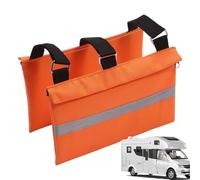 Rv Sewer Weight Bag, Reflective Septic Hose Sandbag, 25x13x15cm/9.84x5.12x5.91 Inches Pipeline Displacement Prevention, Trailers, Waste Water Management 600d Oxford Cloth