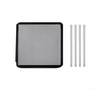 RV Skylight - Pantalla de malla transpirable antiprotección con 75% de hilo de parasol, fácil instalación, 41 x 41 cm, color negro