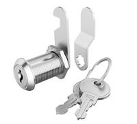 RV Storage Compartment lock- 5/8 Inch Zinc Alloy Cam lock, Chrome Plated, Heavy Duty with 2 Keys, Replacement lockfor Cabinet, Camper, Trailer Storage | RV Door lockfor Camper, Mailbox, Drawer, Sto