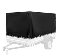 RV Trailer Cover - Waterproof Oxford Protective Tarp, Anti Slip Camping Shield, Rain Wind UV Prevention, Thickened Fabric Cold Weather Summer Travel, Long Trip Outdoor Vehicle Protection, 22.5x15cm