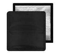 RV Vent Insulator - 2 Pieces Heat Sunshade With Reflective Layer 16.14x16.14In | RV Sunroof Vent Cover For Exterior Window Ceiling Shower Trailer Fan Insulation Shade Protector