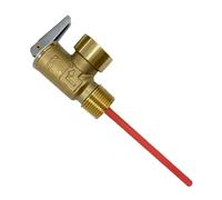RV Water Heater Temperature and Pressure Relief Valve 210F 150 PSI - Plumbing Relief Válvulas | Extended Probe Boiler Safety Valve | TPR Water Heater Safety Valve For Technicians, Contractors