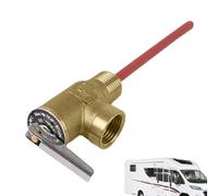 RV Water Heater Temperature and Pressure Relief Valve 210F 150 PSI - Válvula de seguridad extendida Probe Probe | Plumbing Relief Válvulas | TPR Water Heater Safety Valve For Technicians, Contractors